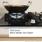 Bosch Series 6 Gas Hob 5 Burner Black | PPM9A6I40