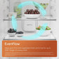 Hotpoint 60cm Larder Fridge 365L Frost Free Vitalcare Dairy Compartment Bottle Rack Inox | HPMLF 6442 XBR4UK