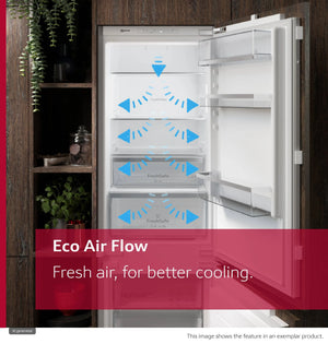 Neff N50 204 Litre In-column fixed hinge integrated fridge | KI1412FE1G