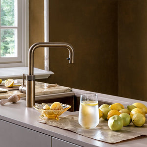 Quooker PRO3 Flex Square Patinated Brass | 3XSPTN