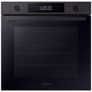 SAMSUNG SERIES 4 76LITRE CAPACITY DUAL COOK SINGLE OVEN - BLACK STAINLESS STEEL