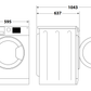 Hotpoint 9KG, 1400rpm, Washing Machine, White | HNR9W64WSIRE
