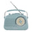 Brighton 3 Band Portable Retro Radio -Grey | Brightongy