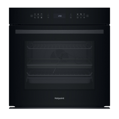 Hotpoint Pyro Single Oven Black | HOI78PPT1SBUK