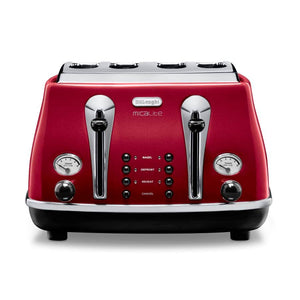 Icona Micalite 4 slice Red Toaster | CTOM4003.R