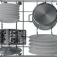Hotpoint Fully Integrated Slimline Dishwasher Black Control Panel | HP2IE10CS80UK