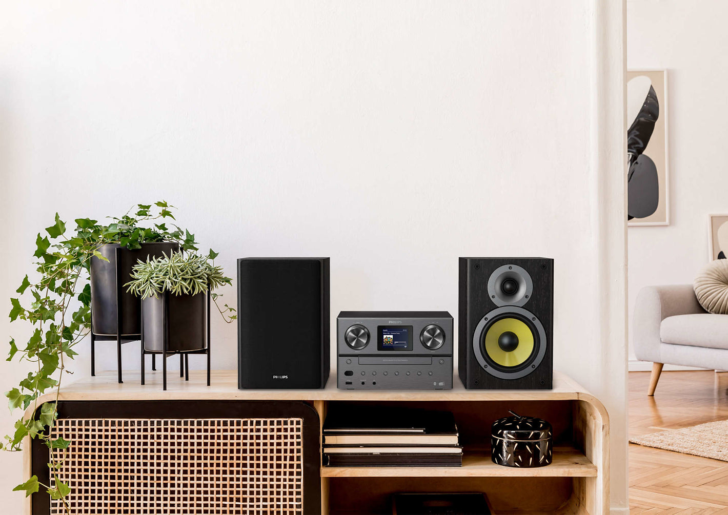 Philips Audio Micro Music System with Bluetooth and DAB+/FM Internet Radio | TAM8905/10