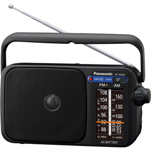 PANASONIC AM/FM PORTABLE RADIO | RF-2400DEB-K
