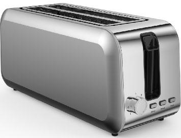 Morphy Richards 4 Slice Long Toaster - Brushed Steel | 980584