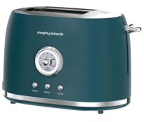 Morphy Richards Colour Boutique Matt Steel 2 Slice Toaster | 98060