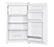 BR90WH BELLING 92 LITRE 50CM UNDER COUNTER FRIDGE WITH 4* ICE BOX
