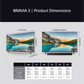 Sony 75" BRAVIA 3 Direct LED TV (2025) | K75S38B.UKA