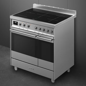 Smeg Cooker with Induction Hob 90x60 cm Classica Aesthetic | C92IPX9