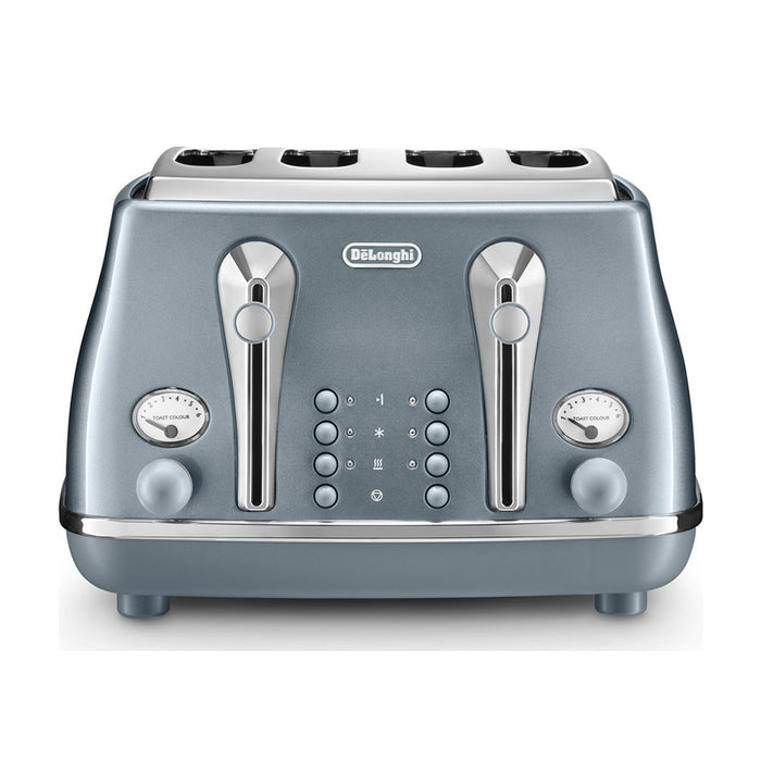 DeLonghi Icona Metallics Blue Toaster CTOT4003.AZ
