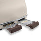 Icona Vintage 4 slice Beige Toaster | CTOV4003.BG