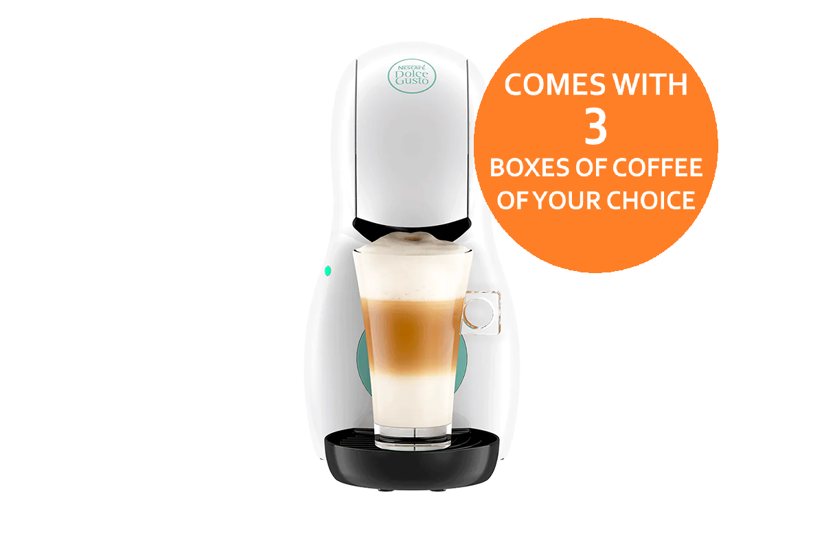 De'Longhi Piccolo XS Nescafe Dolce Gusto Coffee Machine White | EDG210.WB