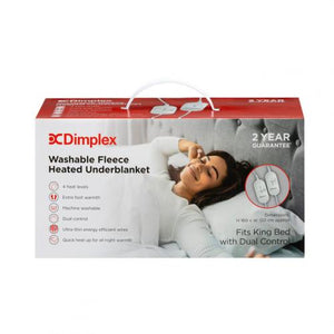Dimplex King Washable Fleece Heated Underblanket – Dual Control |  DFB2004