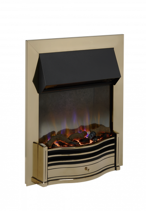 Dimplex Optiflame Dumfries Antique Brass 3D Inset Fire 2Kw | DMF20AB