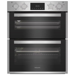 Hotpoint 60cm Built-Under Electric Double Oven Inox | DUH10DIX