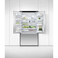 Fisher and Paykel Non Plumbed American Fridge Freezer – Stainless Steel  | RF610ADX6