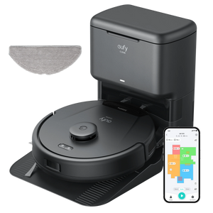 Eufy L60 Hybrid Robot Vacuum Cleaner with Self Cleaning Station Black | T2278V11