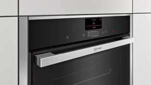 NEFF Slide and Hide Single Electric Oven – Stainless Steel | B57CS24HOB