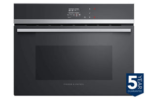 Fisher & Paykel, Fisher & Paykel, OM60NDB1, 37L 900W Built-in Combination Microwave, Black  |OM60NDB1 - EX-DISPLAY