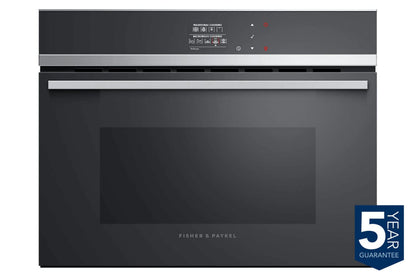 Fisher & Paykel, Fisher & Paykel, OM60NDB1, 37L 900W Built-in Combination Microwave, Black  |OM60NDB1 - EX-DISPLAY