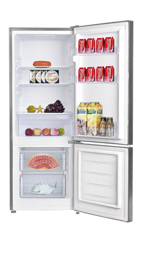 Powerpoint P65514MSFX, 144 X 54CM, Fridge Freezer, Inox