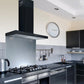 Luxair 110cm Cooker Hood - Flat - Black | LA-110-FLT-BLK