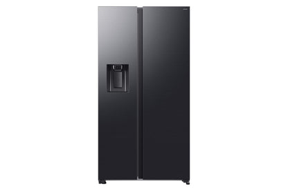 Samsung Black Stainless Steel American Style Fridge Freezer | RS70F64KEFEU