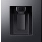 Samsung Black Stainless Steel American Style Fridge Freezer | RS70F64KEFEU