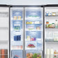 Samsung Bespoke AI Series 9 Freestanding American Style Fridge Freezer Black | RS90F64EEFEU