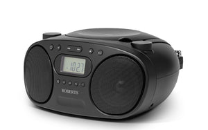 Roberts Zoombox FM Radio Black | ZOOMBOXFMBK