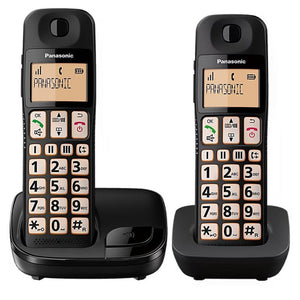 Panasonic Twin Big Button Cordless Dect Phone |KX-TGE112EB