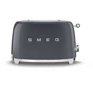 Smeg 50’s Retro Style Aesthetic 2 Slice Toaster Slate Grey | TSF01GRUK