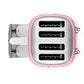 Smeg 50’s Style 4 Slice Toaster Pink | TSF03PKUK