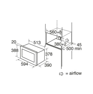 CDA Built-in microwave oven and grill | VM231SS