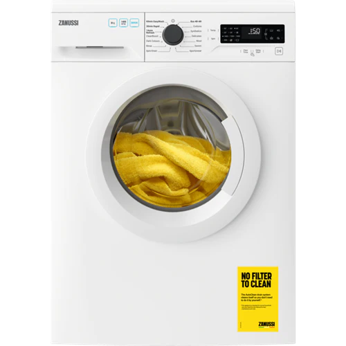 Zanussi 8KG 1400 RPM Spin Freestanding Front Loader Washing Machine - White | ZWF844B3PW