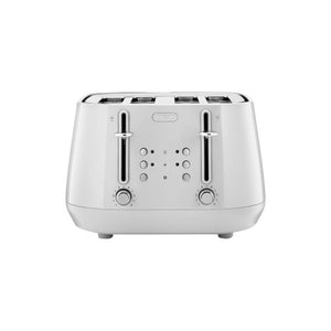 Eclettica White 4 Slice Toaster | CTY4003.W