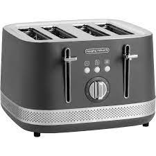 Morphy Richards 248022 Illumination Stainless Steel 4 Slice Toaster Titanium