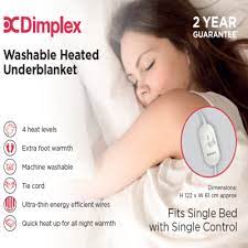DIMPLEX Dimplex Single Washable Heated Underblanket | DUB1001