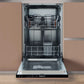 Hotpoint Fully Integrated Slimline Dishwasher Black Control Panel | HP2IE10CS80UK