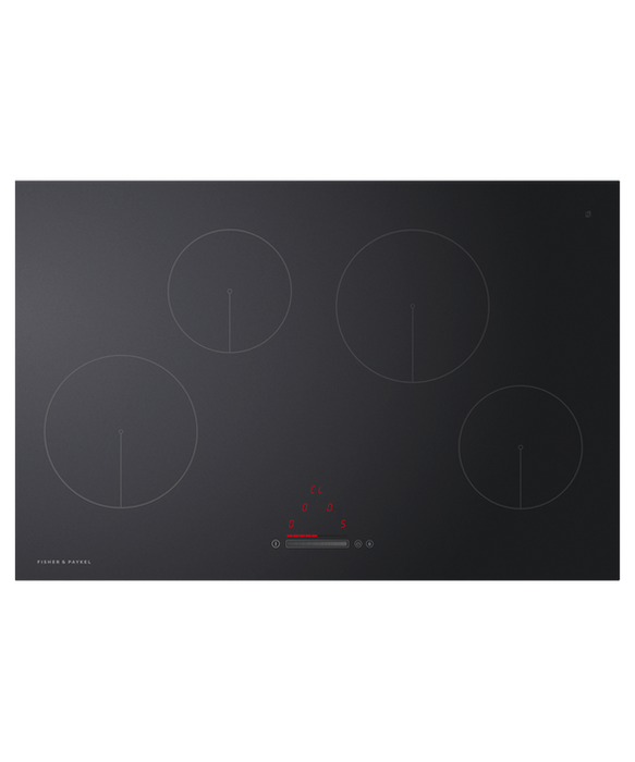 FISHER & PAYKEL CI804CTB1 Induction Hob, 80cm, 4 Zones
