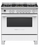 FISHER AND PAYKEL OR90SCG6W1 Freestanding Cooker, Dual Fuel, 90cm, 5 Burners, Self-cleaning