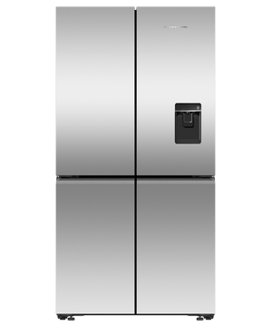 Fisher & Paykel Freestanding Quad Door Refrigerator Freezer.. Ice & Water | RF605QNUVX1