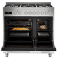 Fisher & Paykel 90cm Range Cooker with Gas Top in Stainless Steel | OR90L7DBGFX2