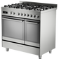 Fisher & Paykel 90cm Range Cooker with Gas Top in Stainless Steel | OR90L7DBGFX2