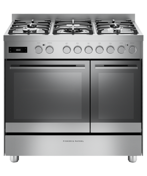 Fisher & Paykel 90cm Range Cooker with Gas Top in Stainless Steel | OR90L7DBGFX2
