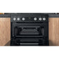 HOTPOINT GAS FREESTANDING DOUBLE COOKER: 60CM | HDM67G0C2CB/UK